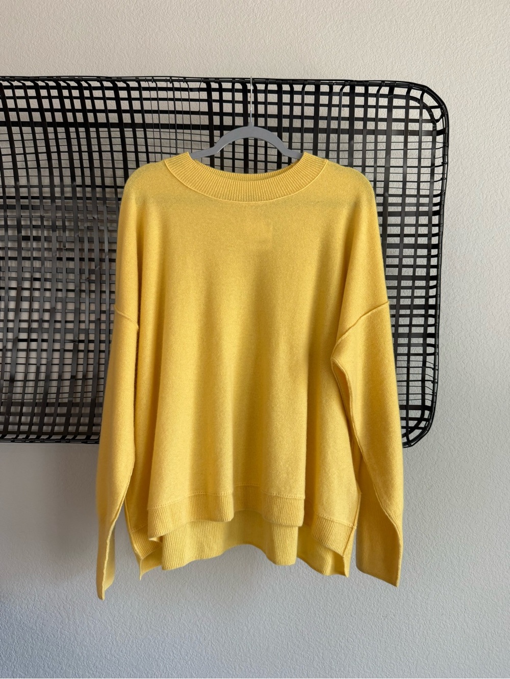 Free people tomorrow cashmere crewneck sweater Tuscany